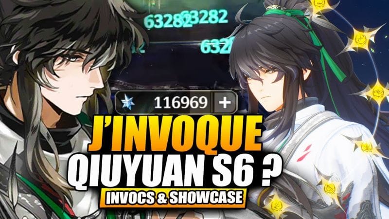 Je donne tout pour Qiuyuan, mon perso préféré ! Invocations & Showcase S3 et S6 ! Wuthering Waves
