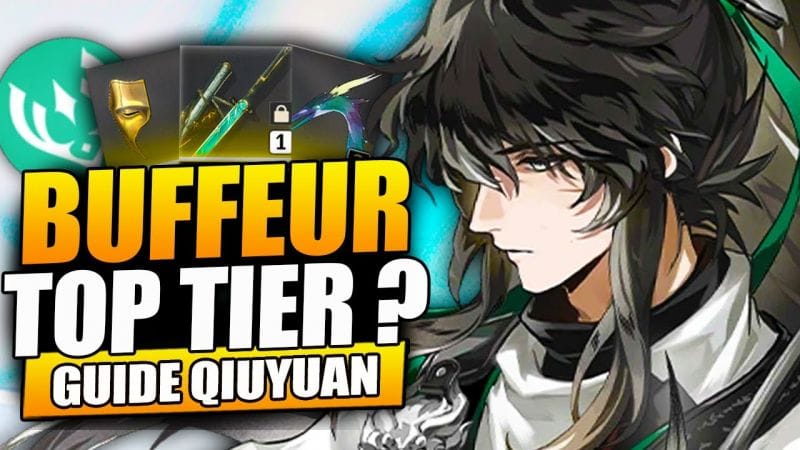 Guide QIUYUAN Complet : Un soutien INCROYABLE mais niche ?! Teams, echo & armes ! Wuthering Wave FR