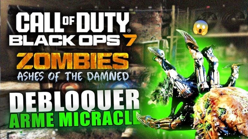 COD BO7 Zombies : Ashes Of The Damned : DEBLOQUER L'ARME MIRACLE (Gantelet à Nécrofluide) SECRET