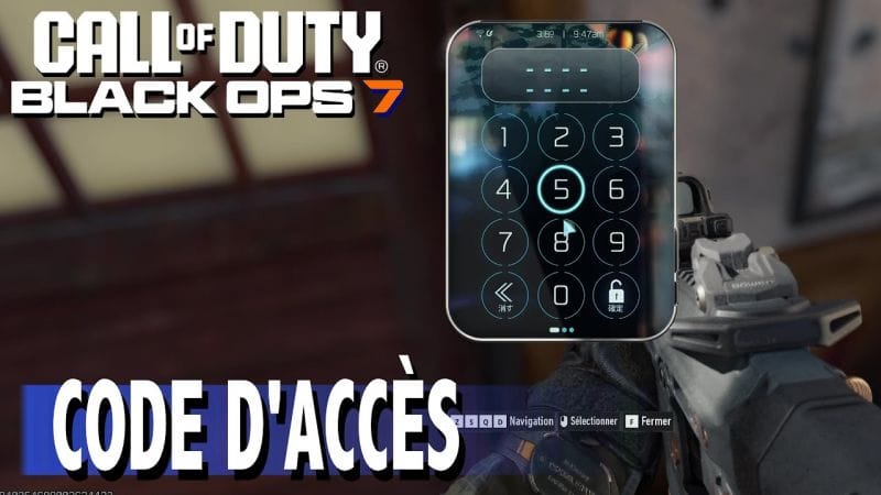 QUEL EST LE CODE D'ACCÈS dans FRACTURE  - CALL OF DUTY BLACK OPS 7