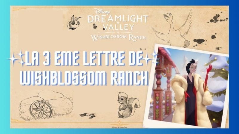 LA 3 eme LETTRE TEASING DE WISHBLOSSOM RANCH ✨🏰🐎