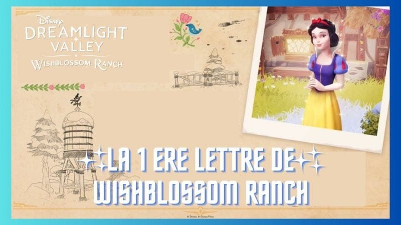 LA 1 ère LETTRE TEASING DE WISHBLOSSOM RANCH EST LA ✨🏰🐎