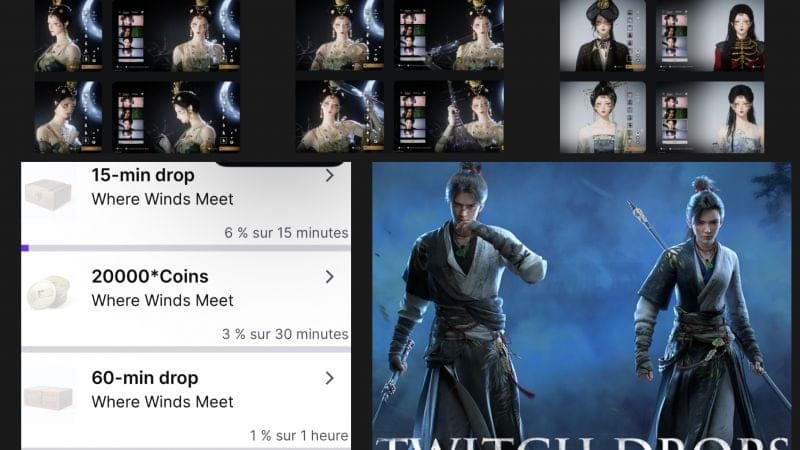 Déja des drops pour Where winds meets