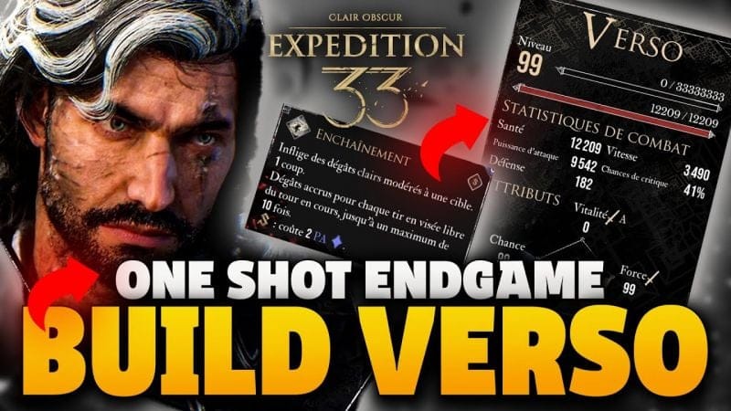 ASTUCE/GUIDE➡️❤️‍🔥​VERSO Build ONE SHOT Endgame☠️ - Clair Obscur Expédition 33!