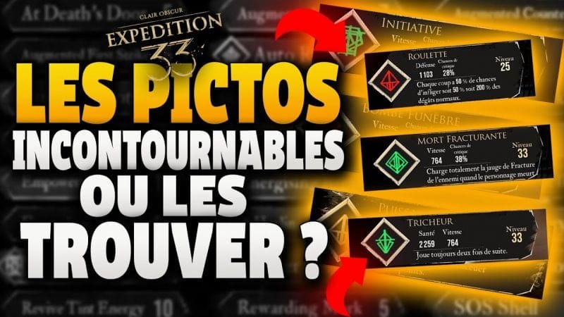 ASTUCE➡️Les Pictos INCONTOURNABLES, Ne jouez PAS sans ces Pictos dans Clair Obscur: Expedition 33 !