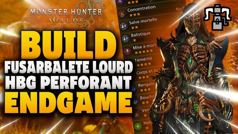 BUILD ENDGAME HBG / HEAVY BOWGUN / FUSARBALETE LOURD ☠️Munitions Perforantes  - Monster Hunter Wilds