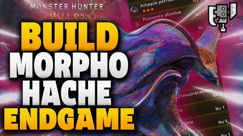 BUILD ENDGAME MORPHO-HACHE , Confort et Dps ❤️‍🔥  - Monster Hunter Wilds
