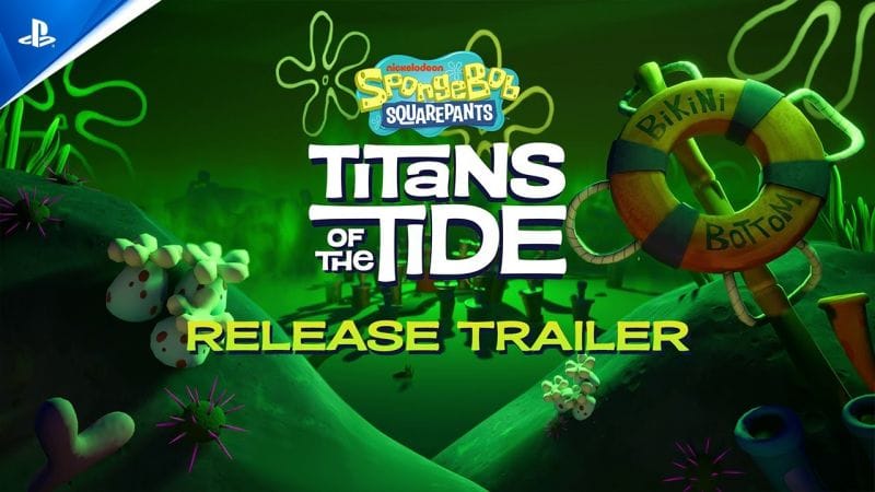 SpongeBob SquarePants: Titans of the Tide - Release Trailer | PS5 Games
