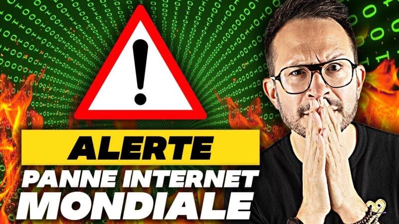 ALERTE ⚠️ PANNE INTERNET MONDIALE Trains à l'arrêt en France Amazon, Microsoft, PlayStation touchés