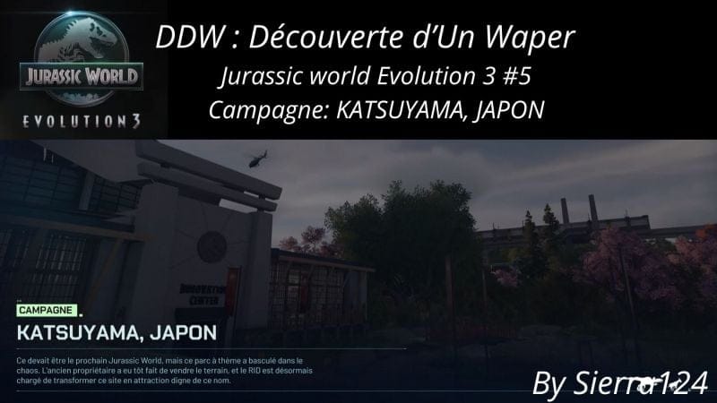 Découverte D'un Waper: Jurassic World Evolution 3 Histoire KATSUYAMA, JAPON  (No mic, only gameplay)