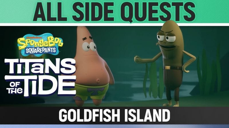 Spongebob: Titans of the Tide - All Side Quest - Goldfish Island