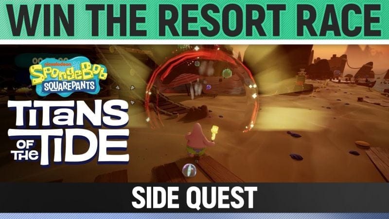 Spongebob: Titans of the Tide - Win The Resort Race - Side Quest