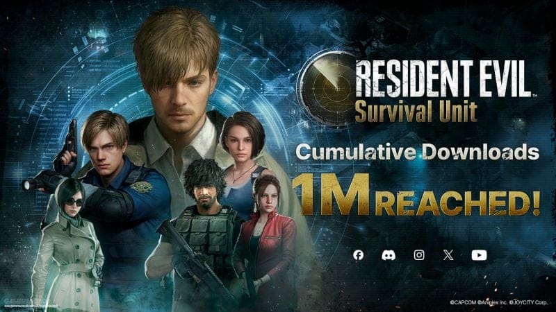 Resident Evil: Survival Unit atteint un million de téléchargements deux jours après sa sortie