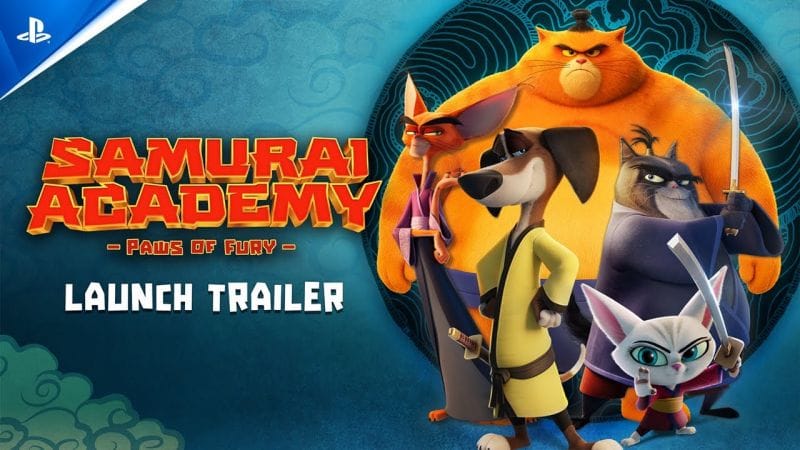 Samurai Academy: Paws of Fury - Launch Trailer | PS5 Games