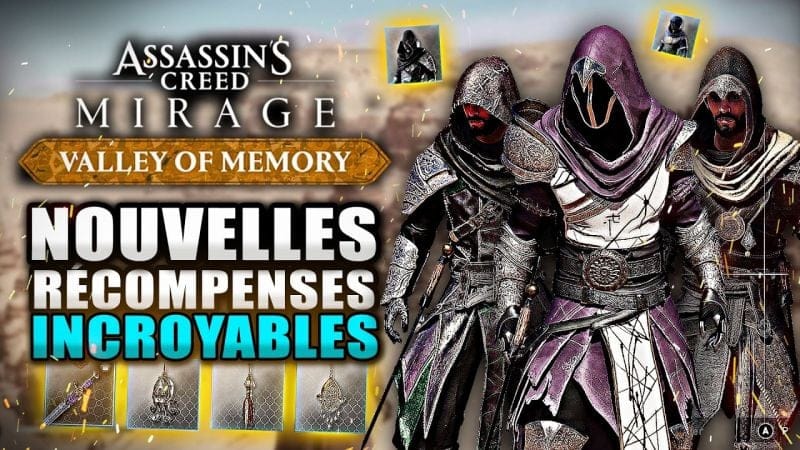 Assassin's Creed Mirage : Les Nouvelles ARMURES & Objets du DLC Vallée de la Mémoire (Vitrine)