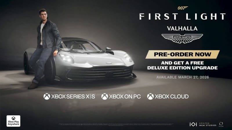 Le James Bond de 007 First Light troque sa DB5 contre une Valhalla.