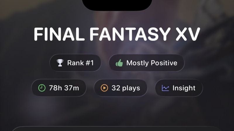 Platine N°4 : Final Fantasy XV