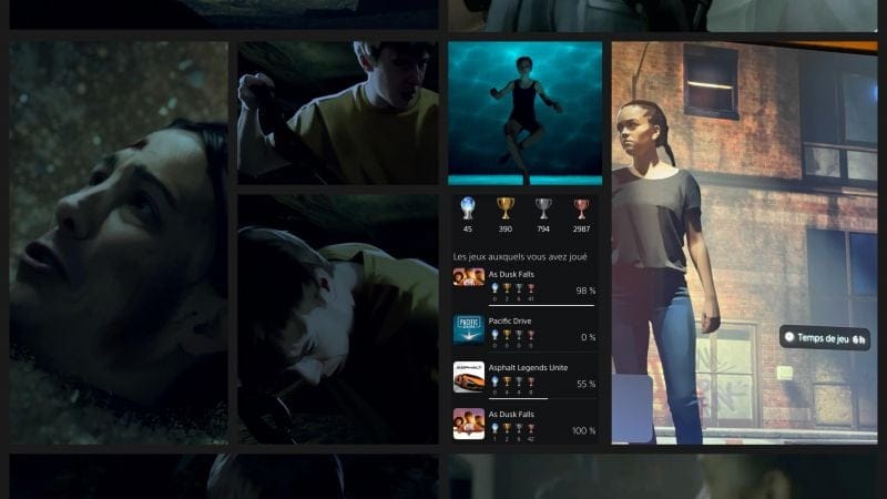 Platine 46 As Dusk Falls PS4 dans la foulée du PS5