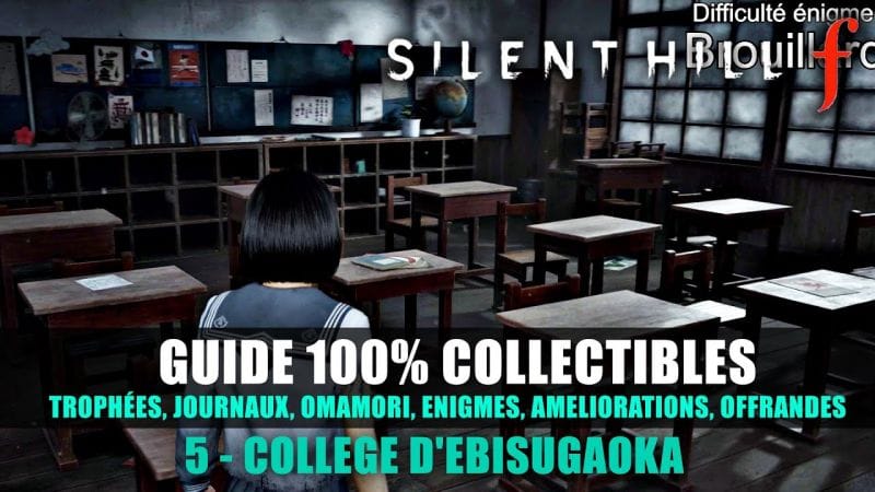 Silent Hill f : Guide 100% Collectibles & Énigmes - 5 : COLLEGE D'EBISUGAOKA (Solution Complète)