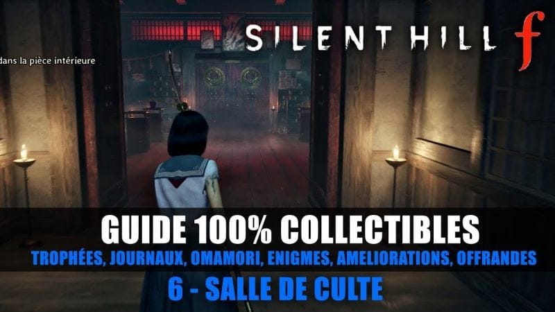 Silent Hill f : Guide 100% Collectibles & Énigmes - 6 : SALLE DE CULTE (Solution Complète)