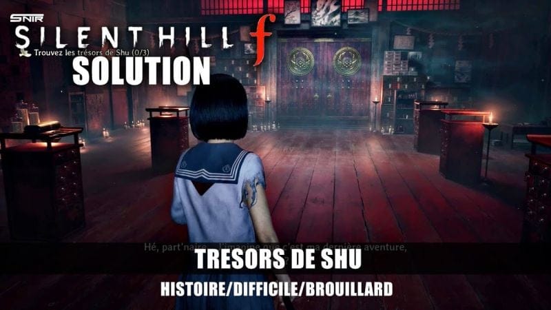 Silent Hill f : Solution des Trésors de Shu (Salle de Culte) Emplacements