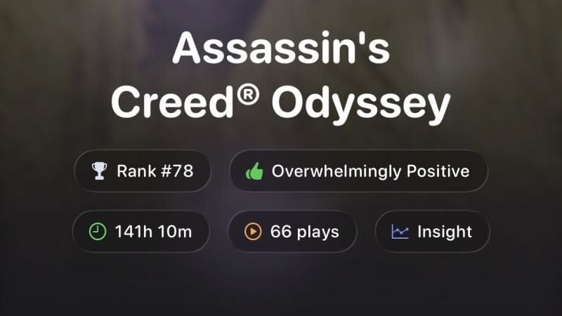Platine N°7 : Assassin's creed Odyssey