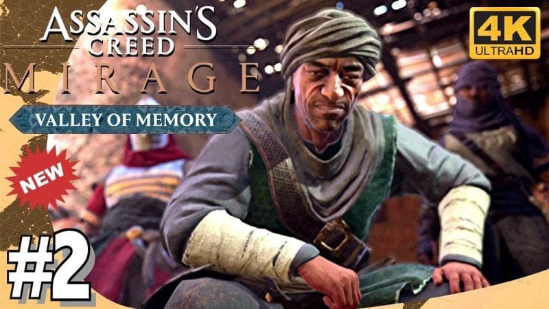 ASSASSIN'S CREED MIRAGE - SANG ET OMBRE & LE COEUR DE LA CORRUPTION - DLC VALLÉE DU SOUVENIR #2 4K
