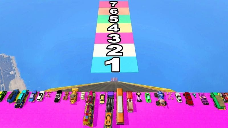 MEGA RAMPE VÉHICULES ALÉATOIRES