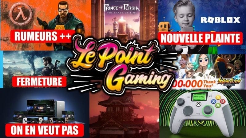 ACTU GAMING (24/11): HALF LIFE 3, ROBLOX, XBOX, ARC RAIDERS, XBOX 360, PRINCE OF PERSIA, AVALANCHE