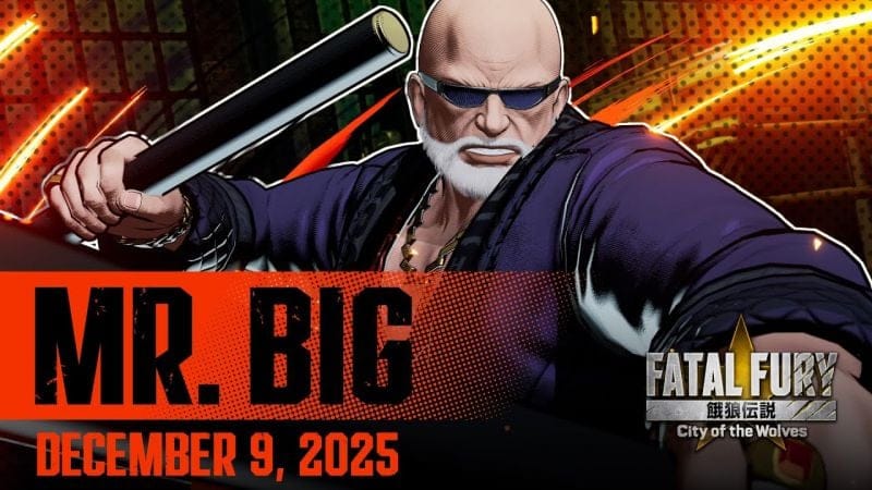 Mr. Big viendra faire régner sa loi dans Fatal Fury: City of the Wolves dès le 9 décembre