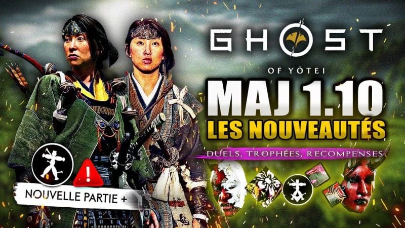 Ghost Of Yotei : Nouvelle Partie + ! Nouveaux Trophées, Armures, Duels & Récompenses (MAJ 1.10)