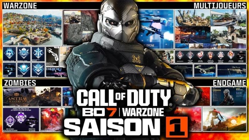TOUT SAVOIR SUR LA SAISON 1 DE BLACK OPS 7 & WARZONE !