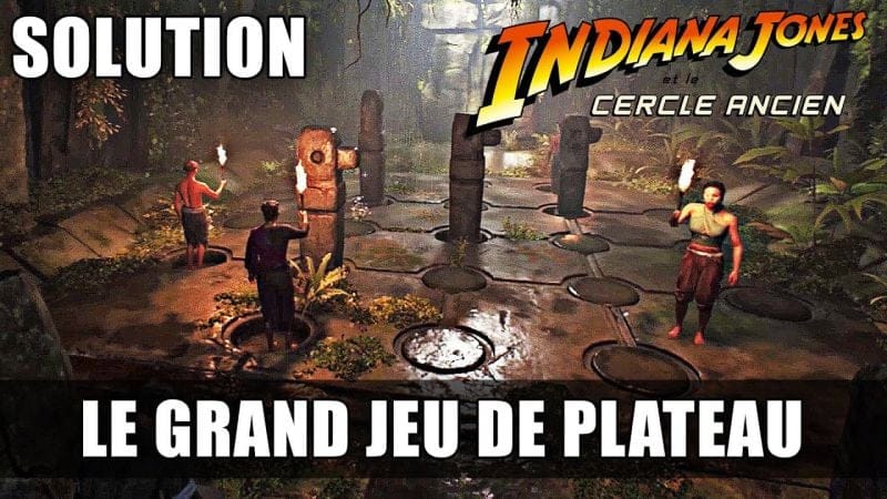 Indiana Jones et le Cercle Ancien - Solution du Grand Jeu de PLATEAU (La Perle Sacrée)