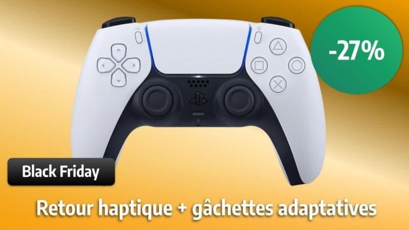 Black Friday : la manette PS5 DualSense est à un prix historique !