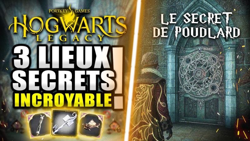 Hogwarts Legacy : 3 Endroits SECRETS INCROYABLES cachés dans POUDLARD (Solution des Énigmes)