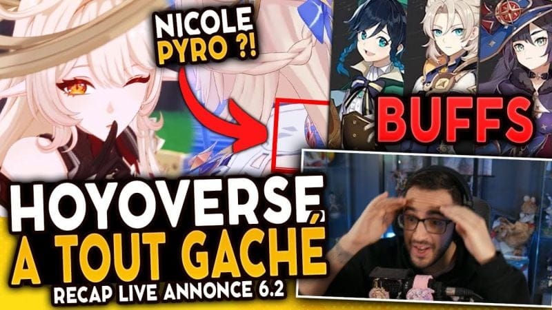 LA 6.2 AURAIT PU ÊTRE PARFAITE ! Buffs, gros lore & gameplay Durin | Recap live 6.2 Genshin Impact