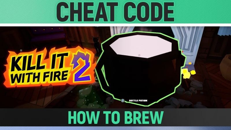 Kill It With Fire 2 - Cheat Code - How to brew Super Secret Potion
