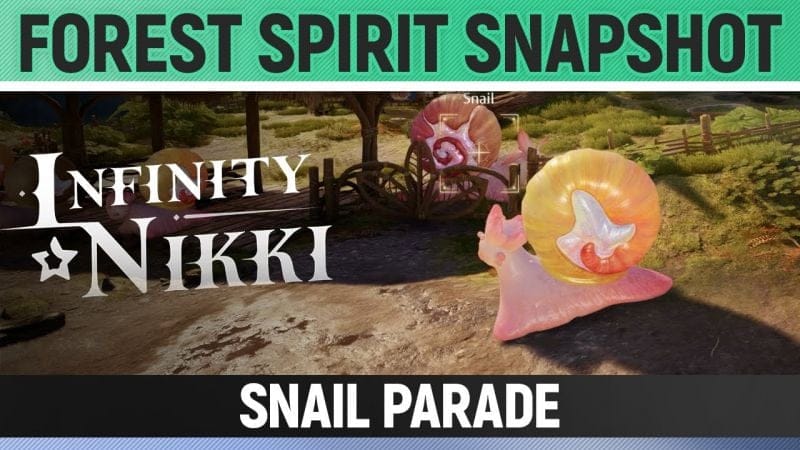 Infinity Nikki - Forest Spirit Snapshot - Snail Parade
