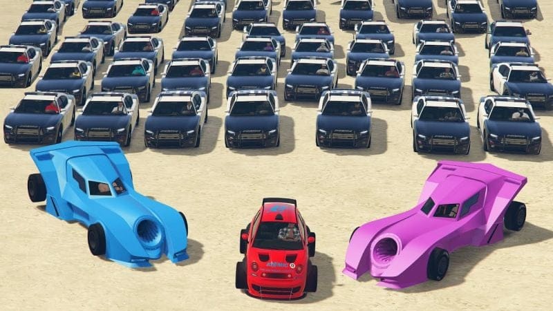 POLICE vs MINI VÉHICULE