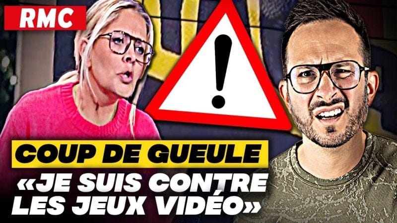 COUP DE GUEULE 😡 "JE SUIS CONTRE LES JEUX VIDÉO" ⚠️ Carine Galli choque les joueurs sur RMC