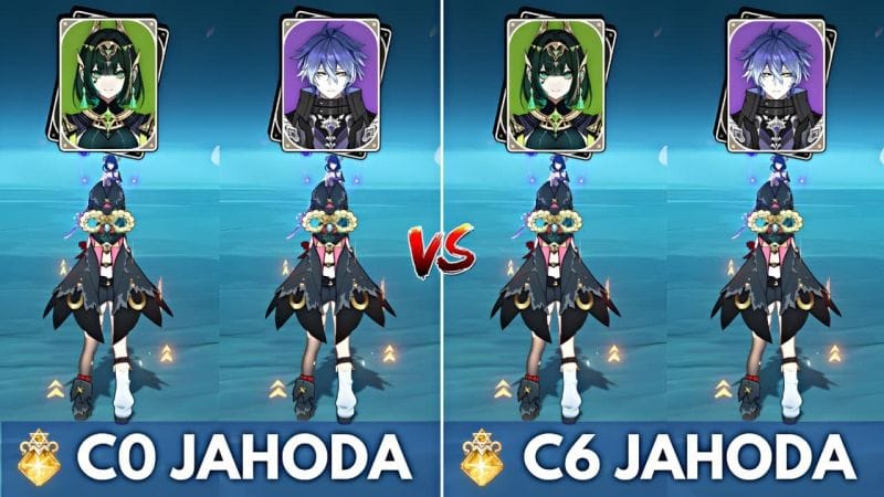 Is Jahoda worth it? C0 vs C6 Comparison Genshin Impact