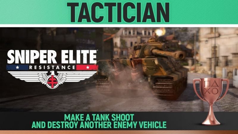 Sniper Elite: Resistance - Tactician 🏆 Trophy / Achievement Guide (Mission 6)