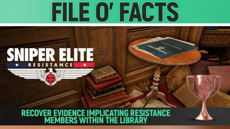 Sniper Elite: Resistance - File O' Facts 🏆 Trophy / Achievement Guide (Mission 2)