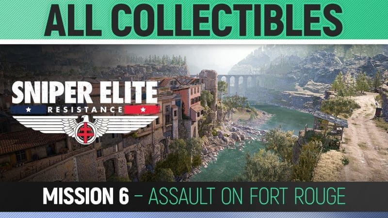 Sniper Elite: Resistance - Mission 6 - All Collectibles & Trophies 🏆 Assault on Fort Rouge