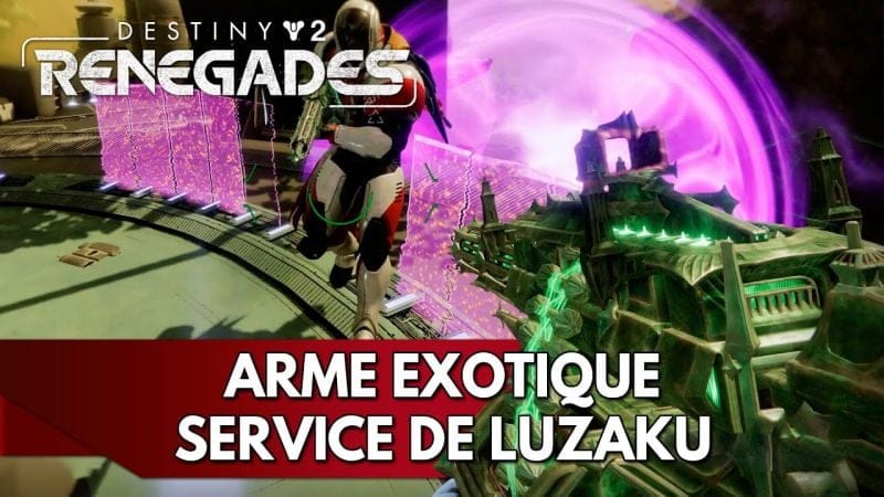 Destiny 2 FR Rebelles : Arme Exotique, Service de Luzaku - le Couteau Suisse !