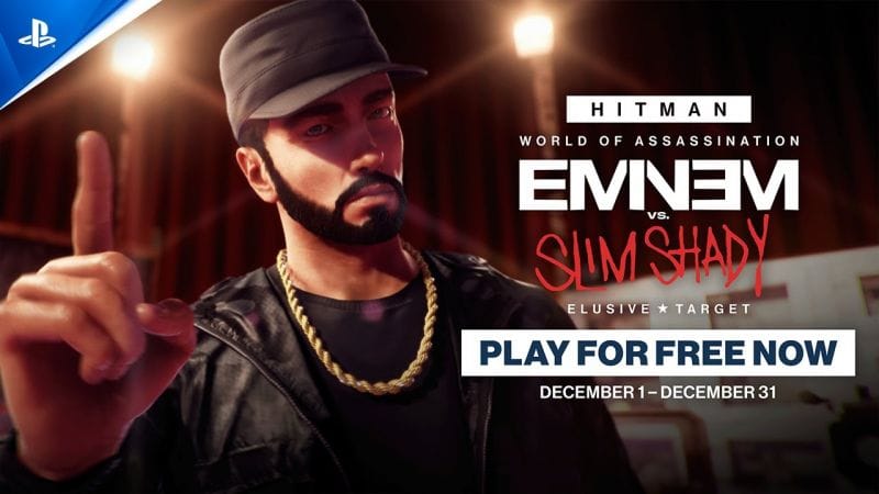 Hitman World of Assassination - Eminem vs. Slim Shady Mission Briefing | PS5 Games