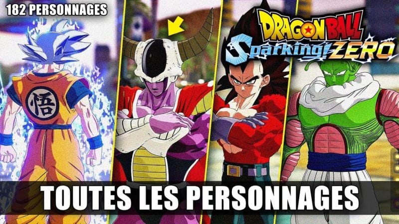 Dragon Ball: Sparking Zero : Tous les PERSONNAGES du jeu 🔥 Vitrine (182) & Comment les Débloquer