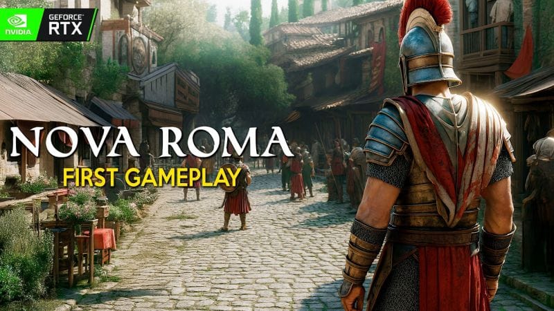 NOVA ROMA First Gameplay Demo | New ROMAN CITY-BUILDER and Divine Wrath Simulation coming in 2026
