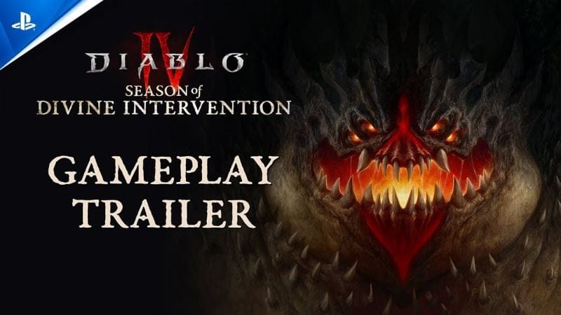 Diablo IV - Season of Divine Intervention Gameplay Trailer | PS5 & PS4 games