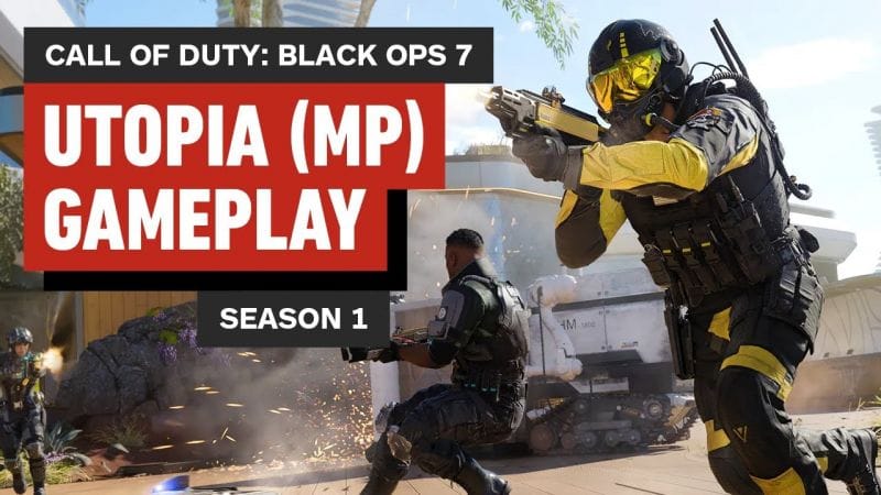 Call of Duty: Black Ops 7 – Utopia Map (6v6 Team Deathmatch) Season 1 Gameplay | 4K 60FPS